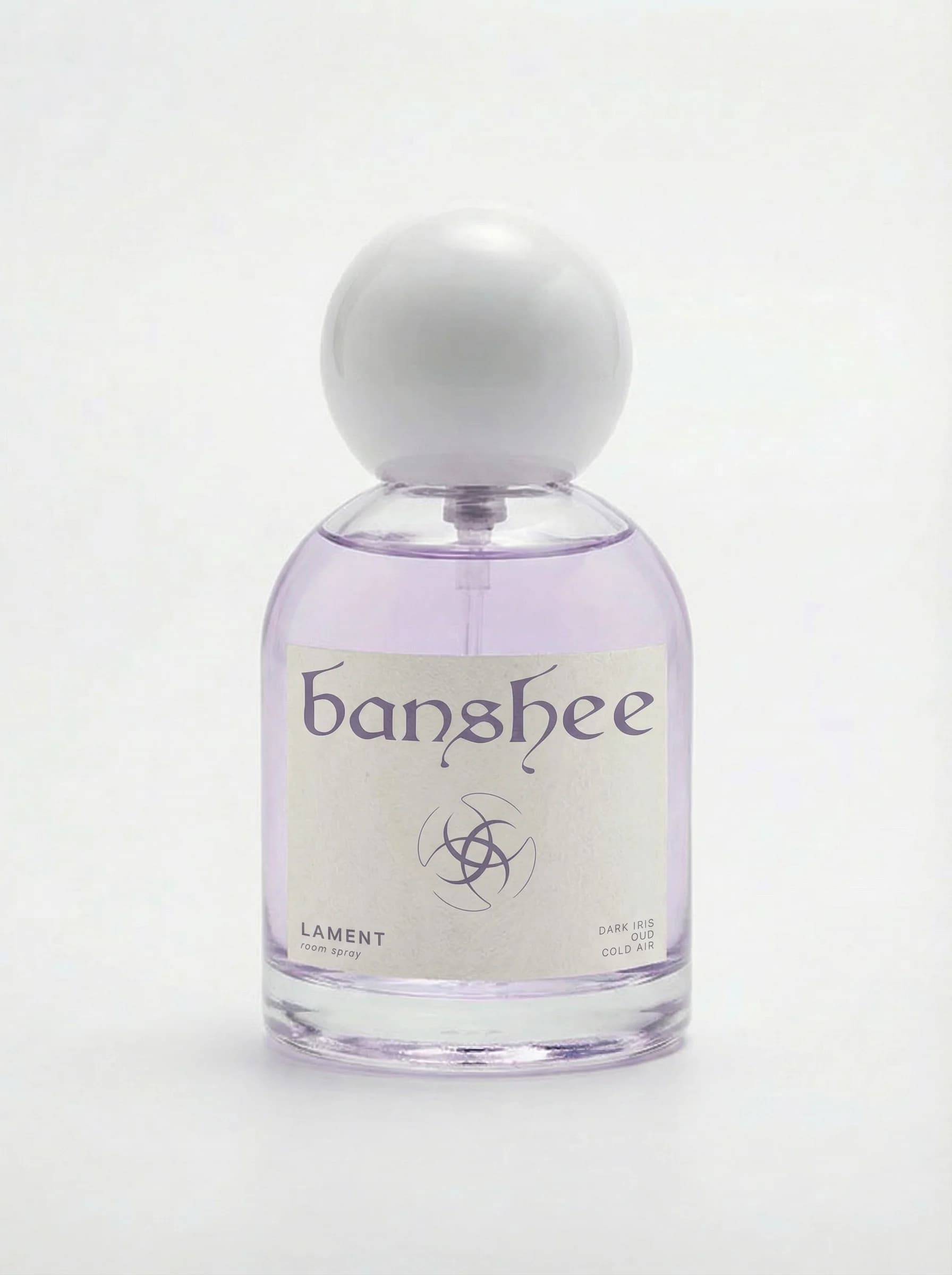 Lament Room Spray by Banshee — Black rose, cold violet, rain accord, 100ml / 3.4 fl oz hand-poured room spray