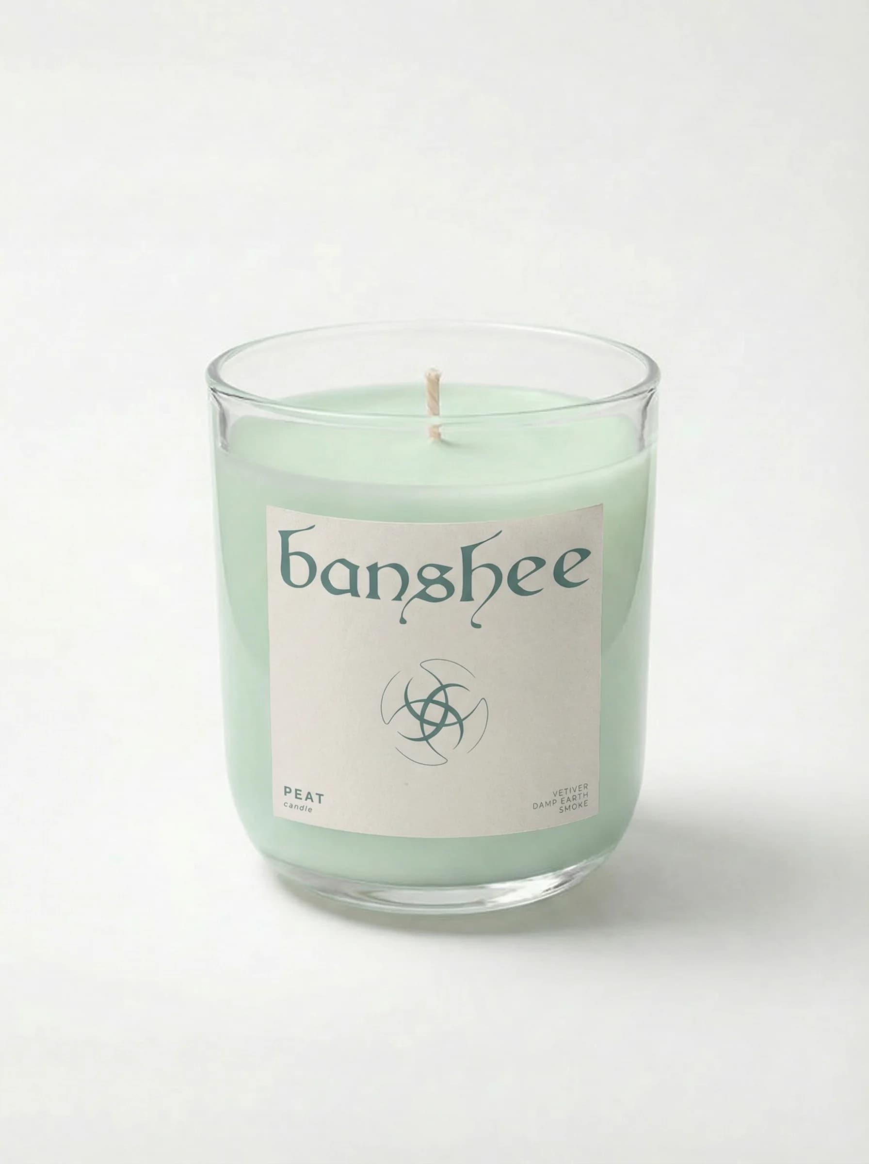 Peat Candle by Banshee — Smoked peat, damp moss, black earth, 220g / 7.8oz hand-poured candle