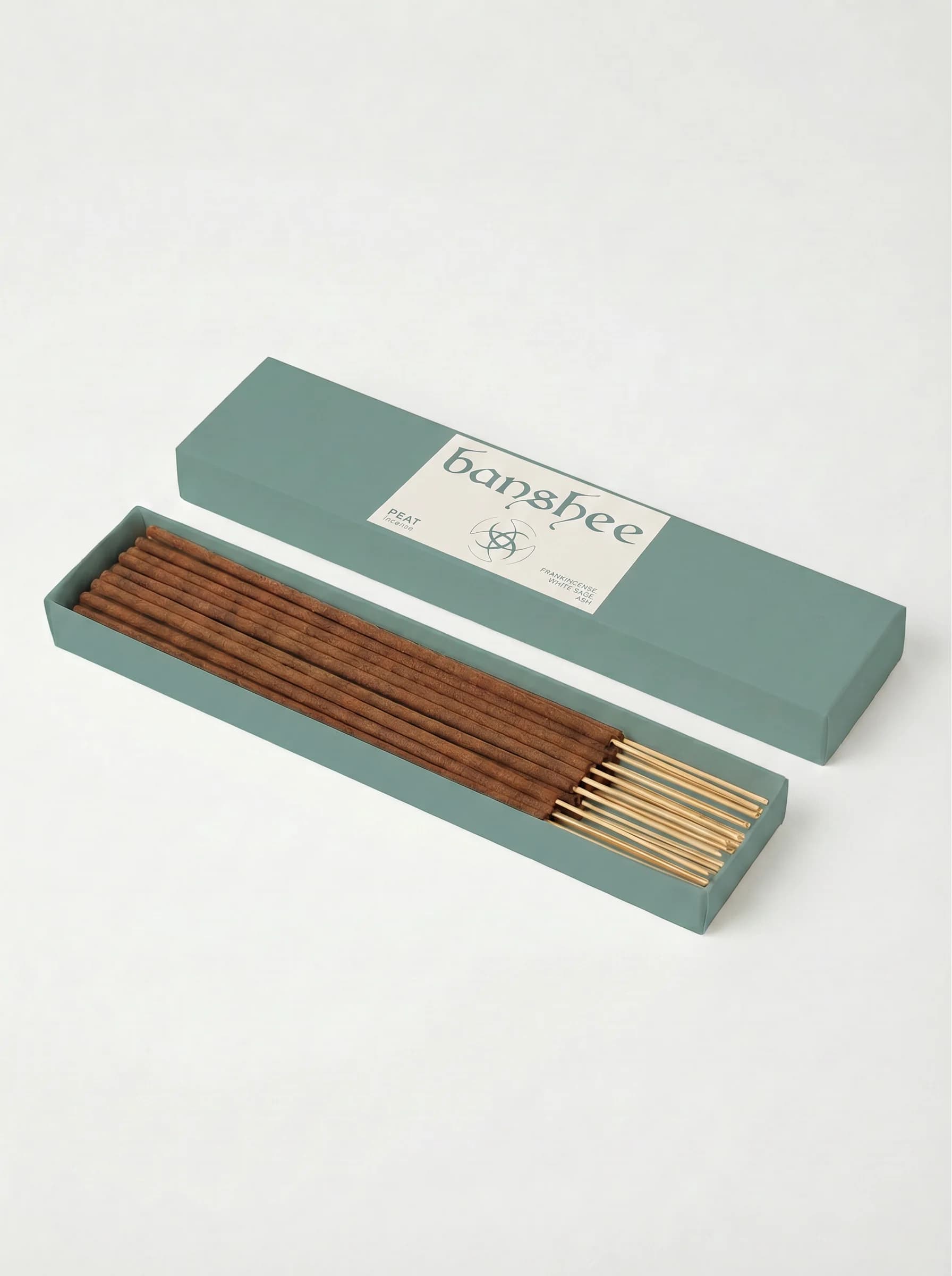 Peat Incense by Banshee — Smoked peat, damp moss, black earth, 20 sticks / box hand-poured incense