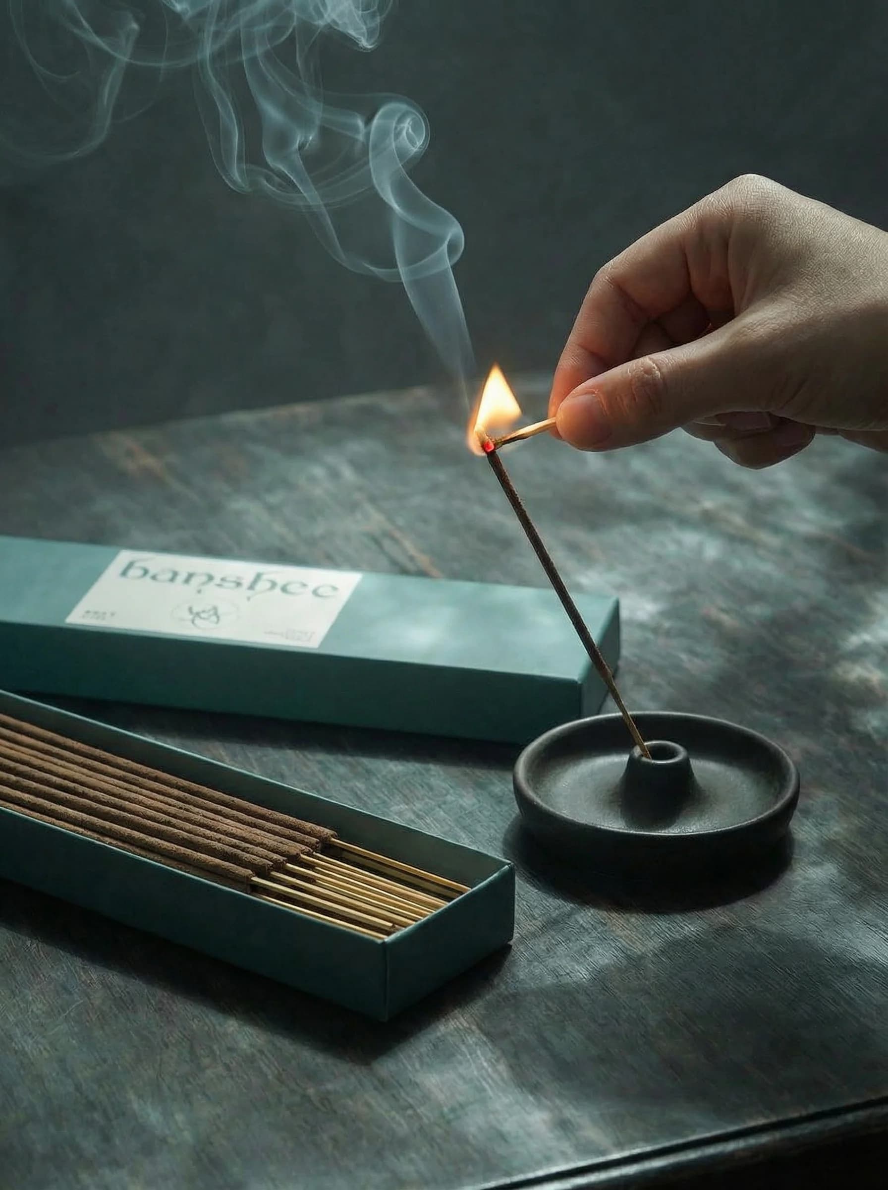 Peat Incense by Banshee — Smoked peat, damp moss, black earth, 20 sticks / box hand-poured incense