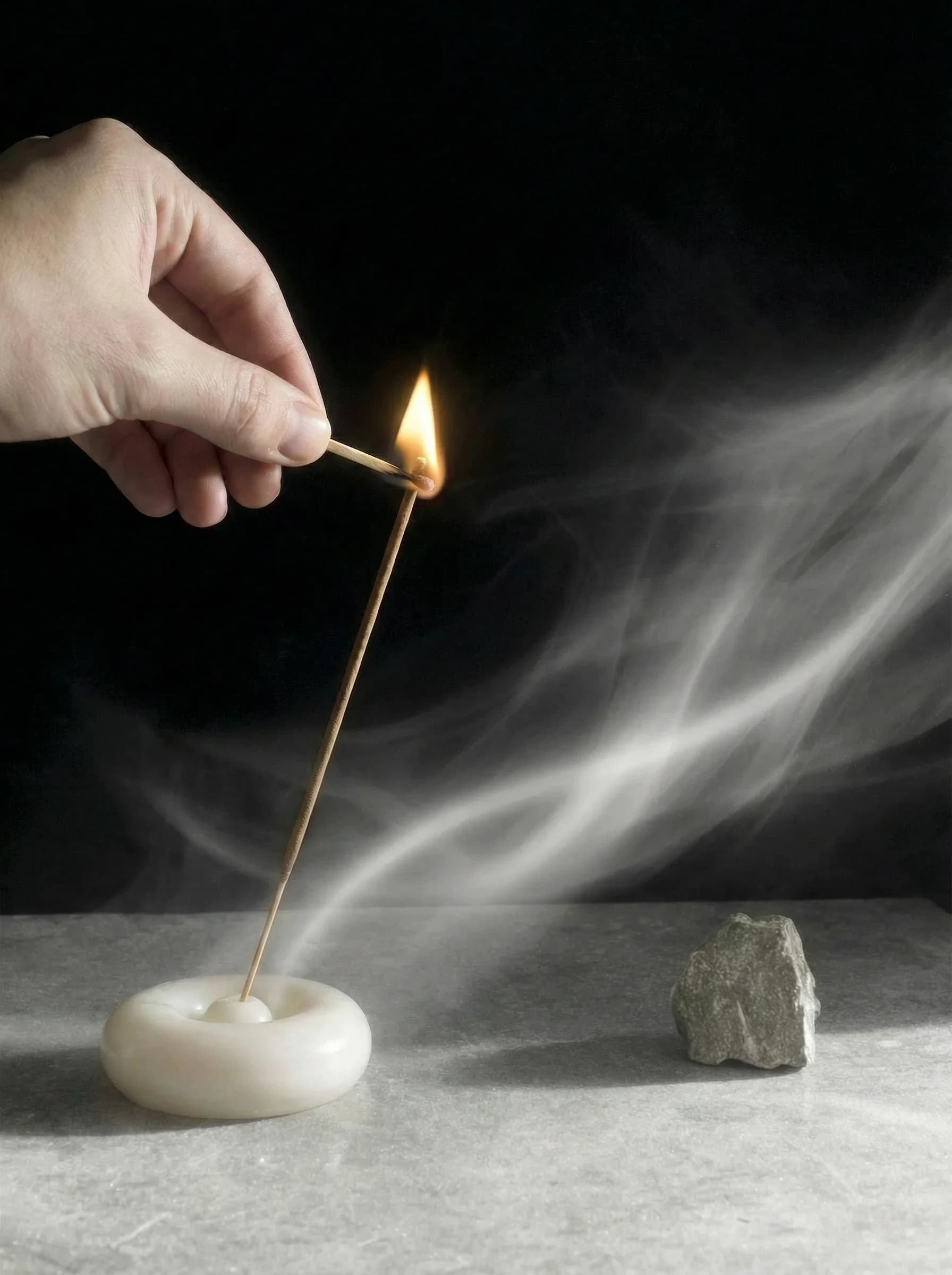 Veil Incense by Banshee — Powdered orris, white pepper, neroli, 20 sticks / box hand-poured incense