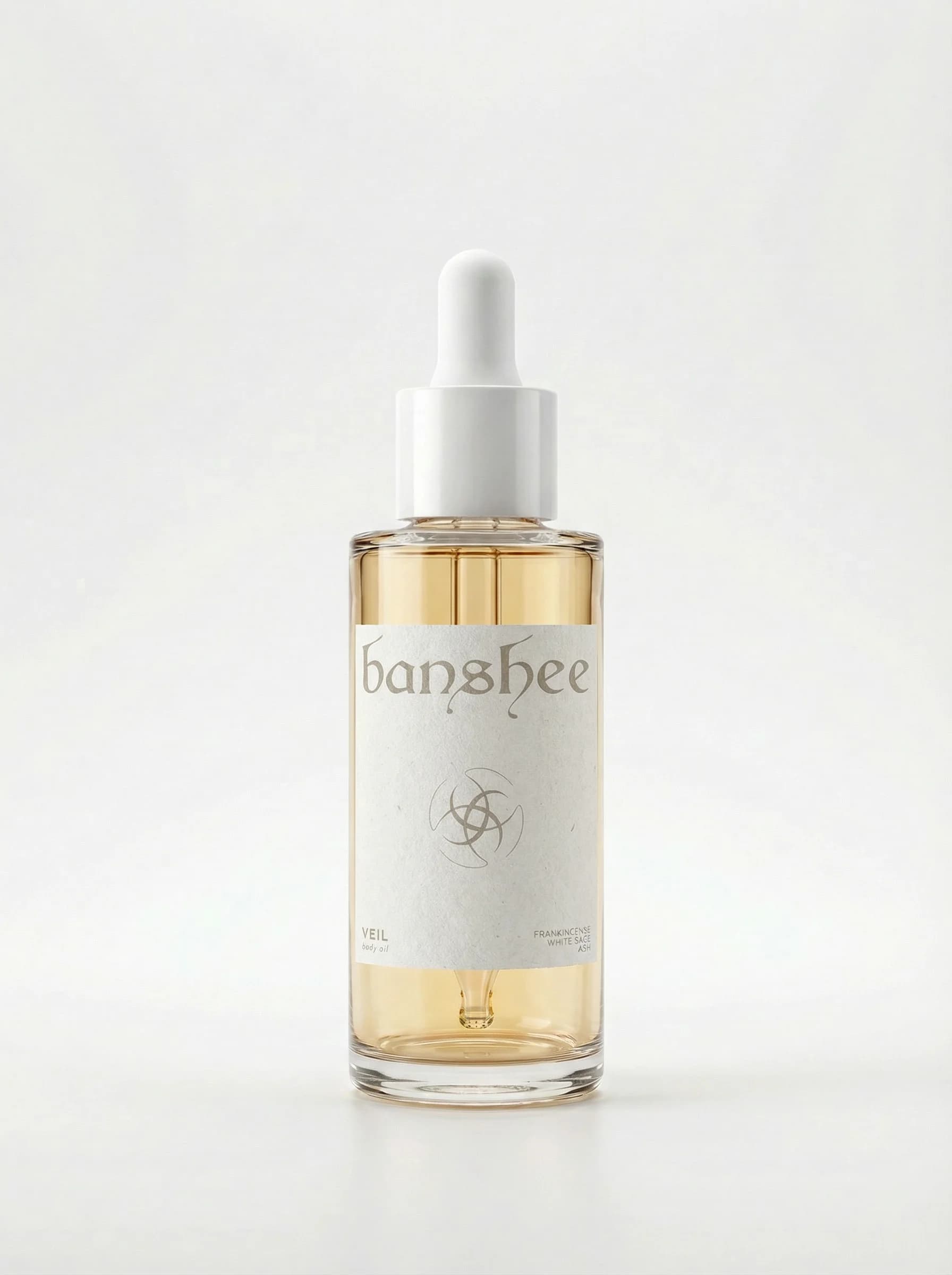 Veil Body Oil by Banshee — Powdered orris, white pepper, neroli, 100ml / 3.4 fl oz hand-poured body oil