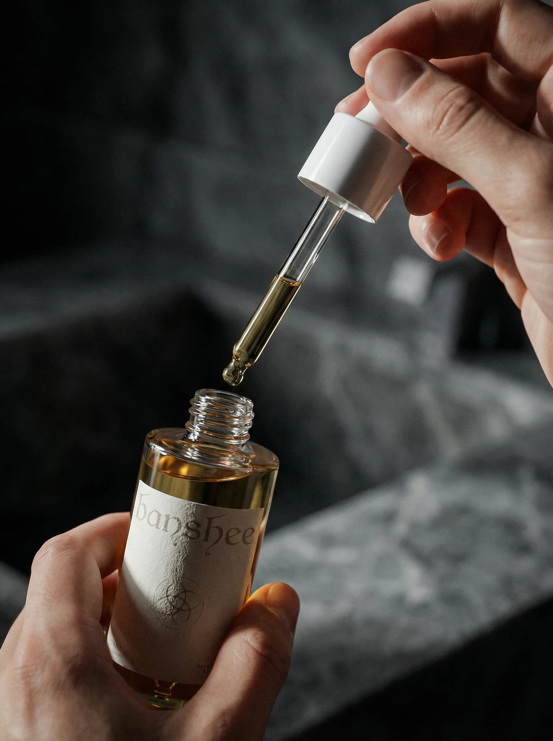 Veil Body Oil by Banshee — Powdered orris, white pepper, neroli, 100ml / 3.4 fl oz hand-poured body oil